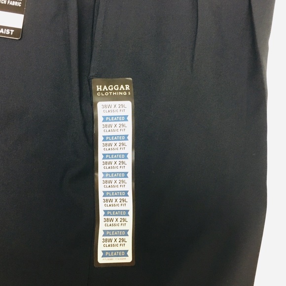 Haggar pants NWT slacks classic fit W38 L29 - Picture 5 of 7